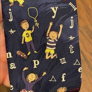 Museum Artifacts Vintage Alphabet &
Character Silk Tie